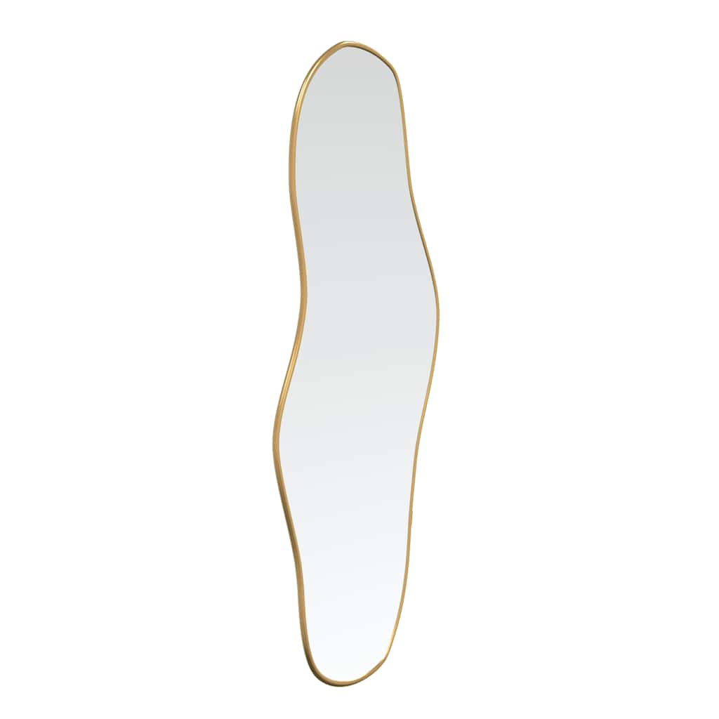 Vidaxl Wand Spigel 90x40 cm Gold faarweg