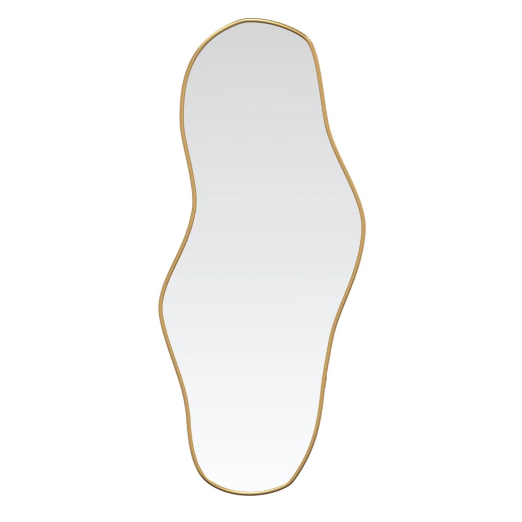 Vidaxl Wand Spigel 100x45 cm Gold faarweg