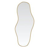 Vidaxl Wand Spigel 100x45 cm Gold faarweg