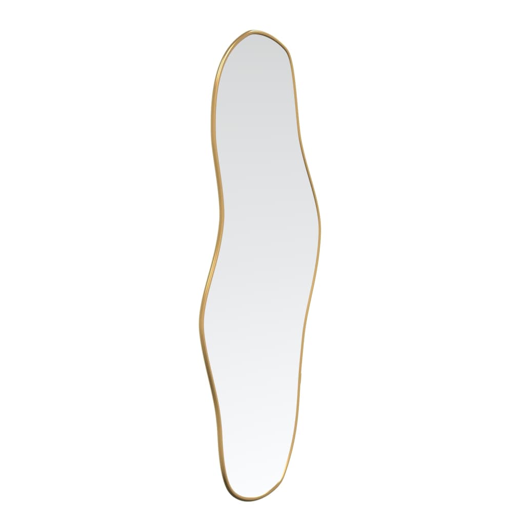 Vidaxl Wand Spigel 100x45 cm Gold faarweg