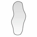 Vidaxl Wall mirror 80x35 cm Black