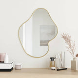 Miroir mural vidaxl 50x40 cm de couleur or
