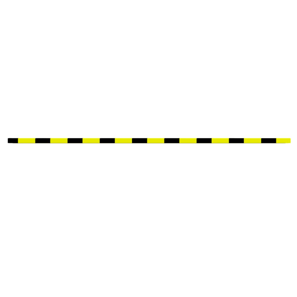 Vidaxl Corner Protector 6x2x101.5 cm PU giallo e nero