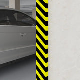 Vidaxl Corner Protector 6x2x101.5 cm PU giallo e nero