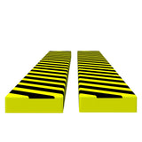 Vidaxl angolo protettori 2 pezzi 6x2x101,5 cm pule giallo e nero