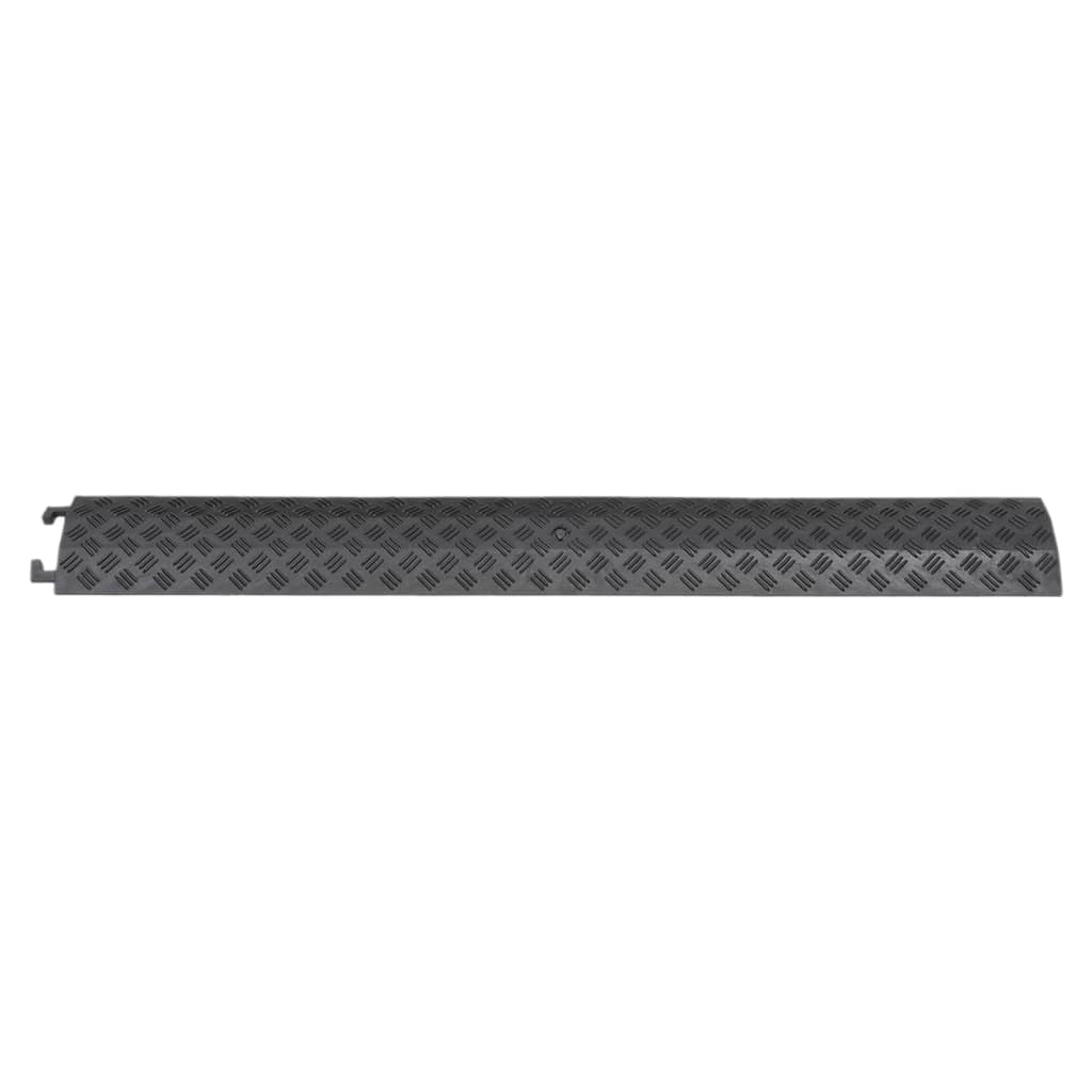 Vidaxl kabelbeskyttere tærskel 2 stk 98,5 cm sort