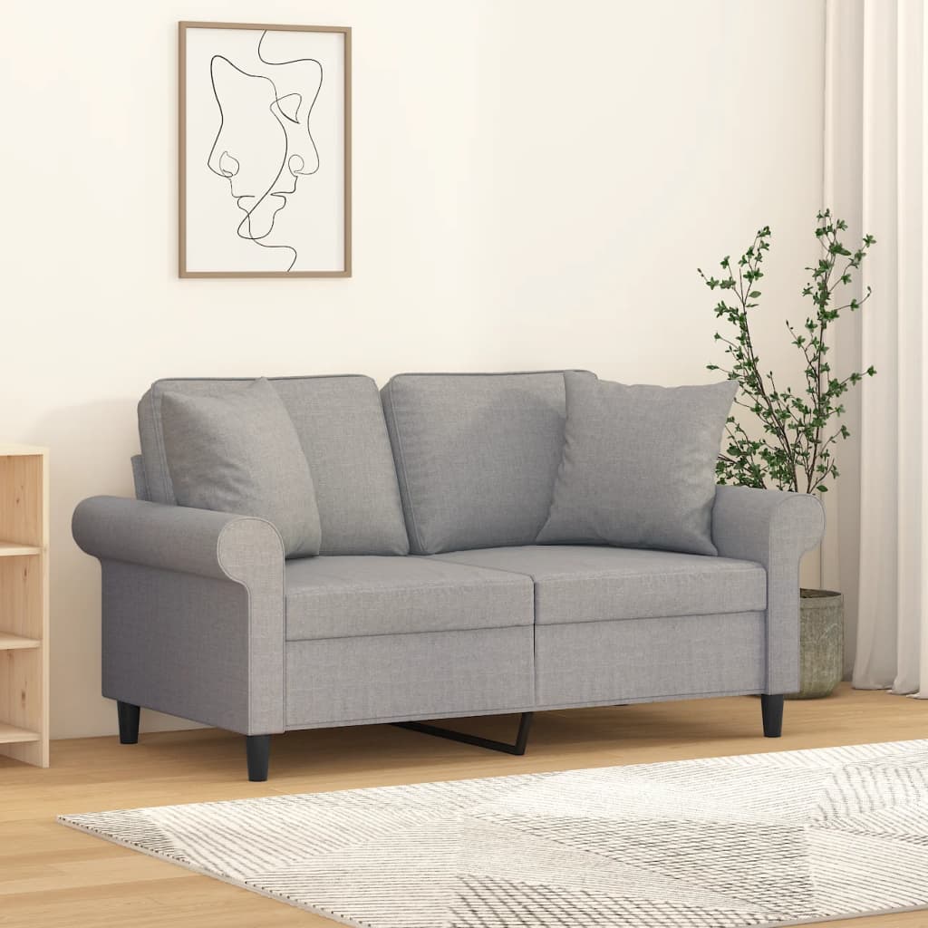 Vidaxl dekorativ Këssen 2 St 40x40 cm Stoff Liicht