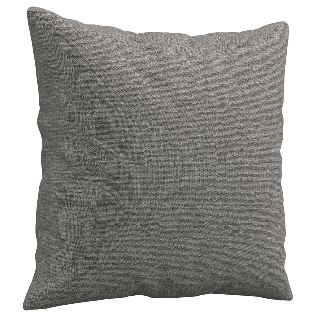 Vidaxl dekorative puder 2 St 40x40 cm stof mørkegrå