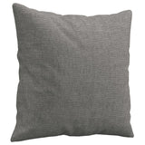 Vidaxl dekorative puder 2 St 40x40 cm stof mørkegrå