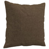 Vidaxl dekorative puter 2 st 40x40 cm stoff brun