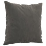 Vidaxl dekorative puter 2 st 40x40 cm fløyel mørk grå