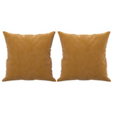 Vidaxl decorative cushions 2 st 40x40 cm velvet brown