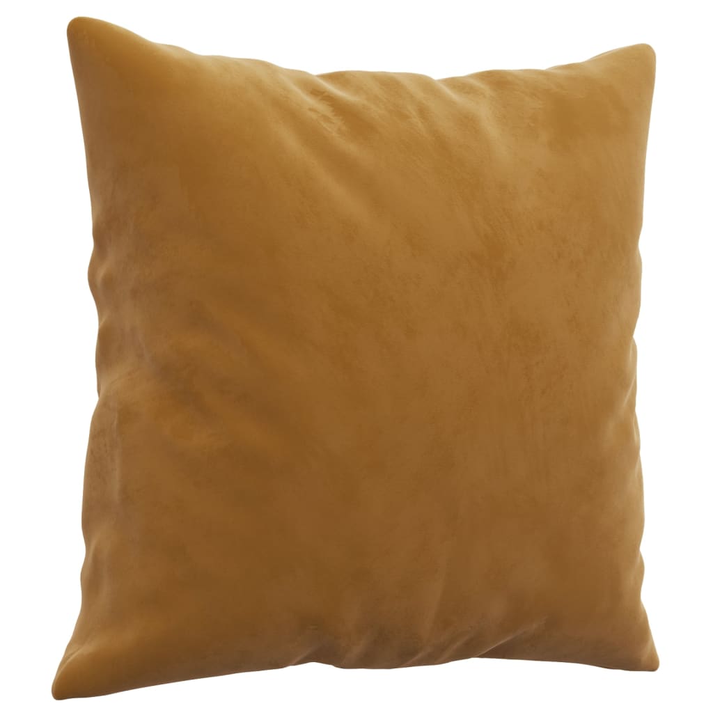 Vidaxl decorative cushions 2 st 40x40 cm velvet brown