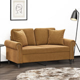 Vidaxl decorative cushions 2 st 40x40 cm velvet brown