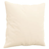 Vidaxl dekorativní polštáře 2 st 40x40 cm sametový krémový krém
