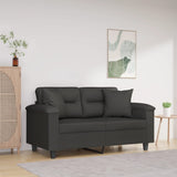 Vidaxl decorative cushions 2 st 40x40 cm microfiber fabric dark gray