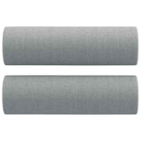 Vidaxl decorative cushions 2 st 15x50 cm fabric light gray