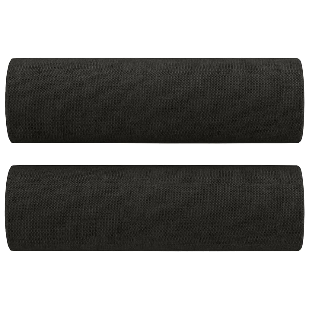 Vidaxl decorative cushions 2 st 15x50 cm fabric black