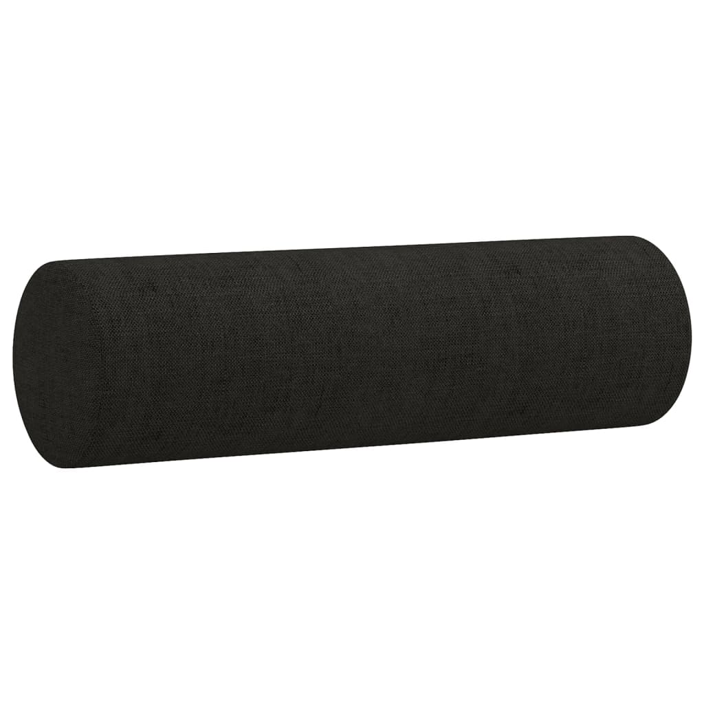 Vidaxl decorative cushions 2 st 15x50 cm fabric black