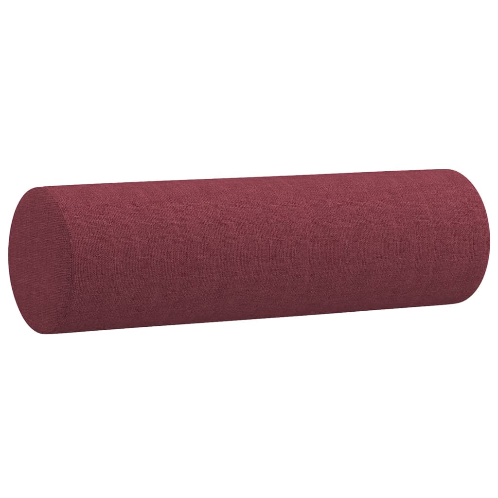 Vidaxl decorative cushions 2 st 15x50 cm fabric wine red