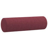 Vidaxl decorative cushions 2 st 15x50 cm fabric wine red