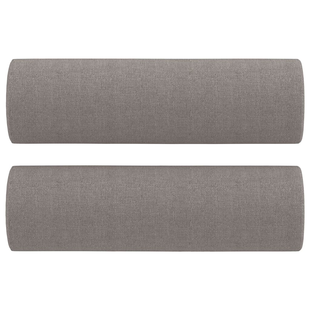 Vidaxl decorative cushions 2 st 15x50 cm fabric taupe