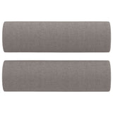 Vidaxl decorative cushions 2 st 15x50 cm fabric taupe