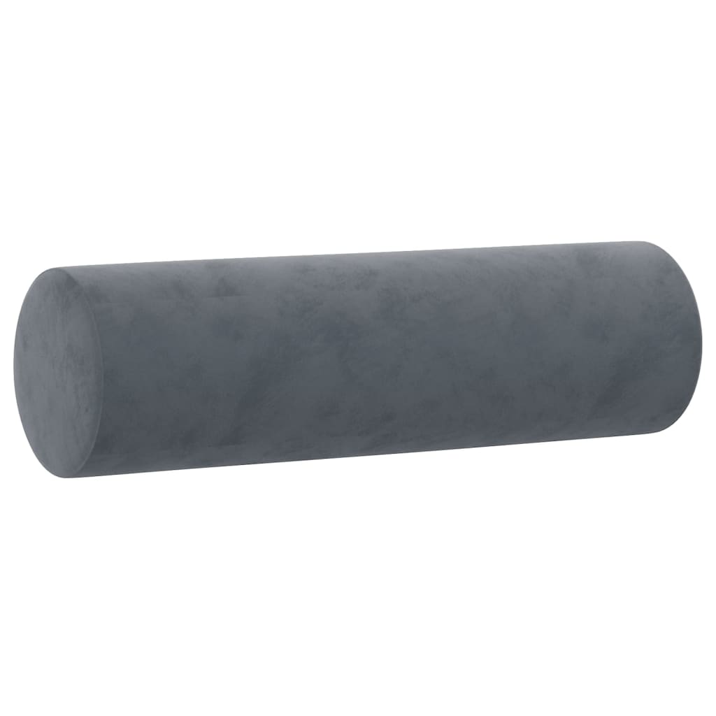 Vidaxl decorative cushions 2 st 15x50 cm velvet dark gray