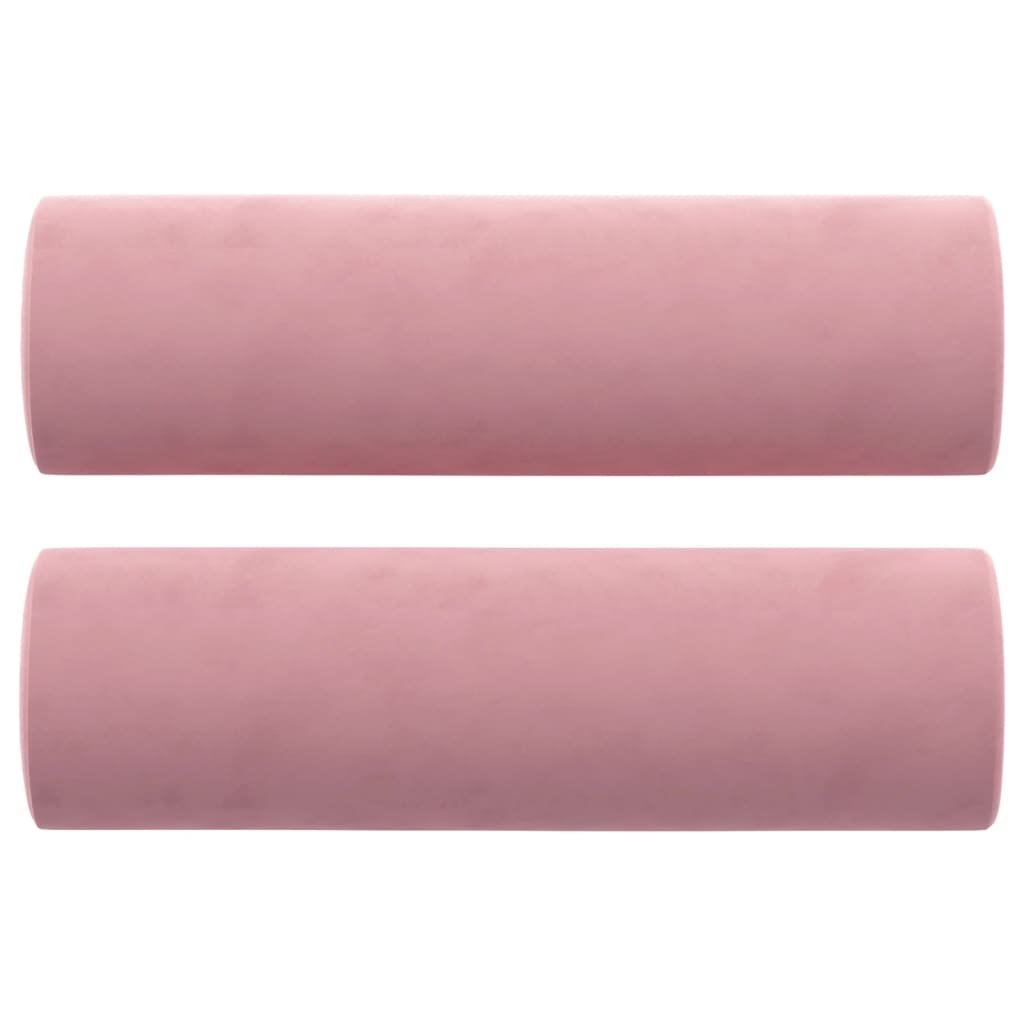 Vidaxl Decorative cushions 2 st 15x50 cm velvet pink