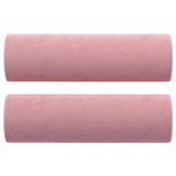 Vidaxl Decorative cushions 2 st 15x50 cm velvet pink