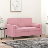 Vidaxl Decorative cushions 2 st 15x50 cm velvet pink