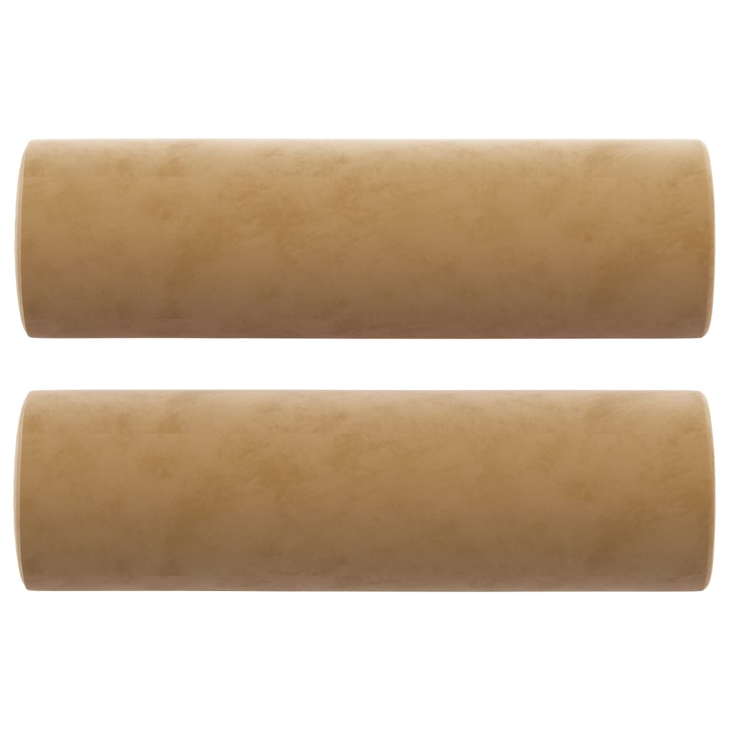 Cuscini decorativi Vidaxl 2 St 15x50 cm marrone di velluto