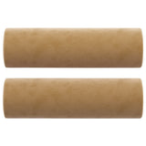 Cuscini decorativi Vidaxl 2 St 15x50 cm marrone di velluto