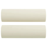 Vidaxl decorative cushions 2 st 15x50 cm velvet cream colored