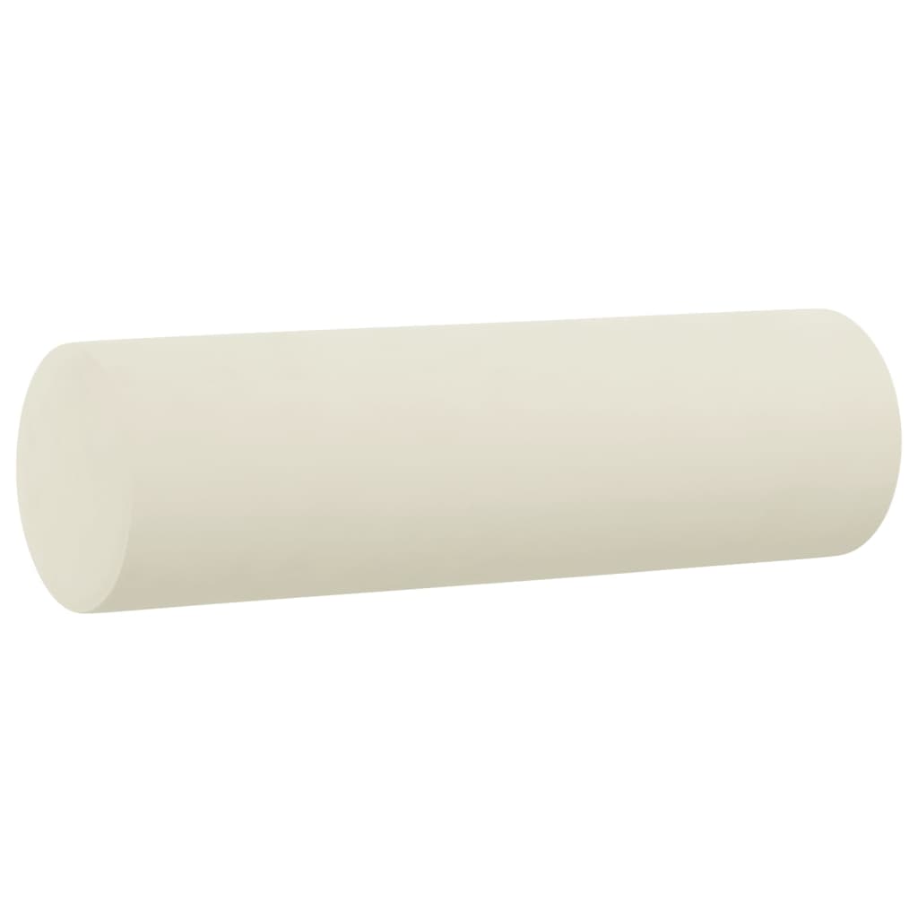 Vidaxl decorative cushions 2 st 15x50 cm velvet cream colored