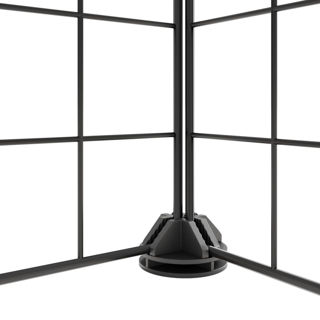 Vidaxl Pets Cage With Door 36 Panels 35x35 Cm Steel Black