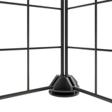 Vidaxl Pets Cage With Door 44 Panels 35x35 Cm Steel Black