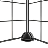 VidaXL Pet Cage with door 60 panels 35x35 cm steel black