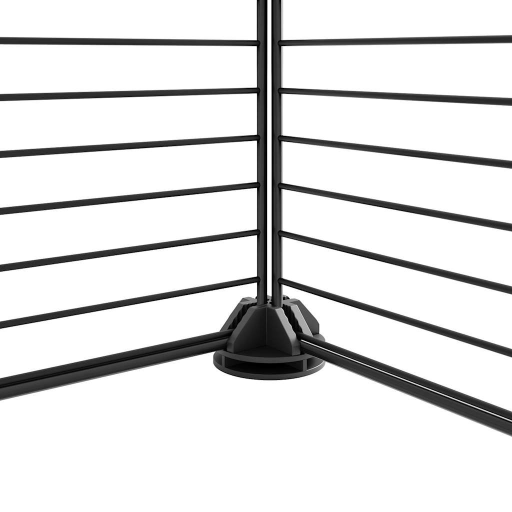 Vidaxl Pets Cage med 8 paneler 35x35 cm stål svart