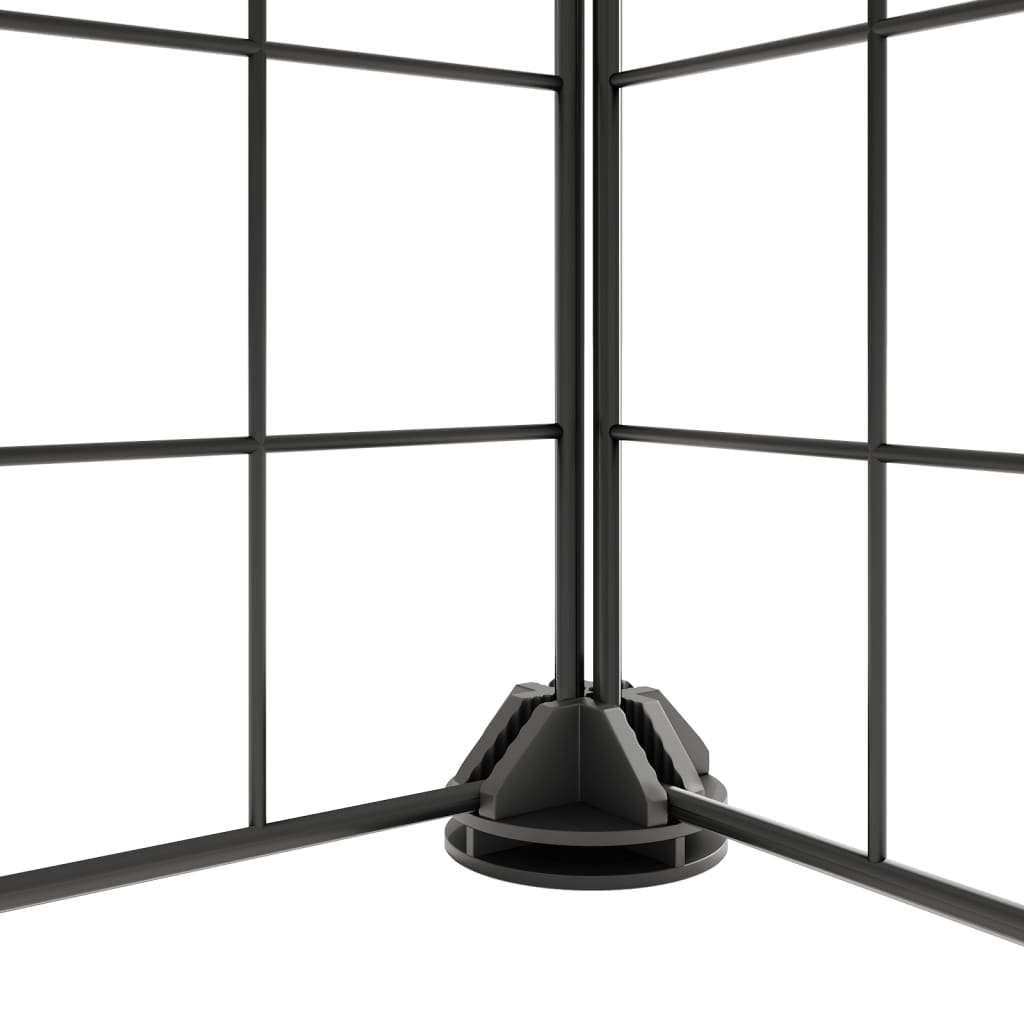 Vidaxl Pets Cage With Door 36 Panels 35x35 Cm Steel Black