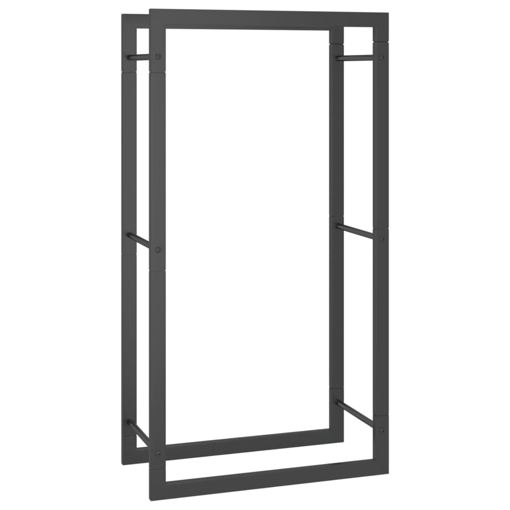 Vidaxl camino 50x28x94 cm in acciaio nero