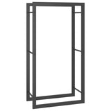 Vidaxl camino 50x28x94 cm in acciaio nero