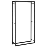Vidaxl pejs 80x28x154 cm stål mat sort