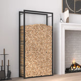 Vidaxl pejs 80x28x154 cm stål mat sort