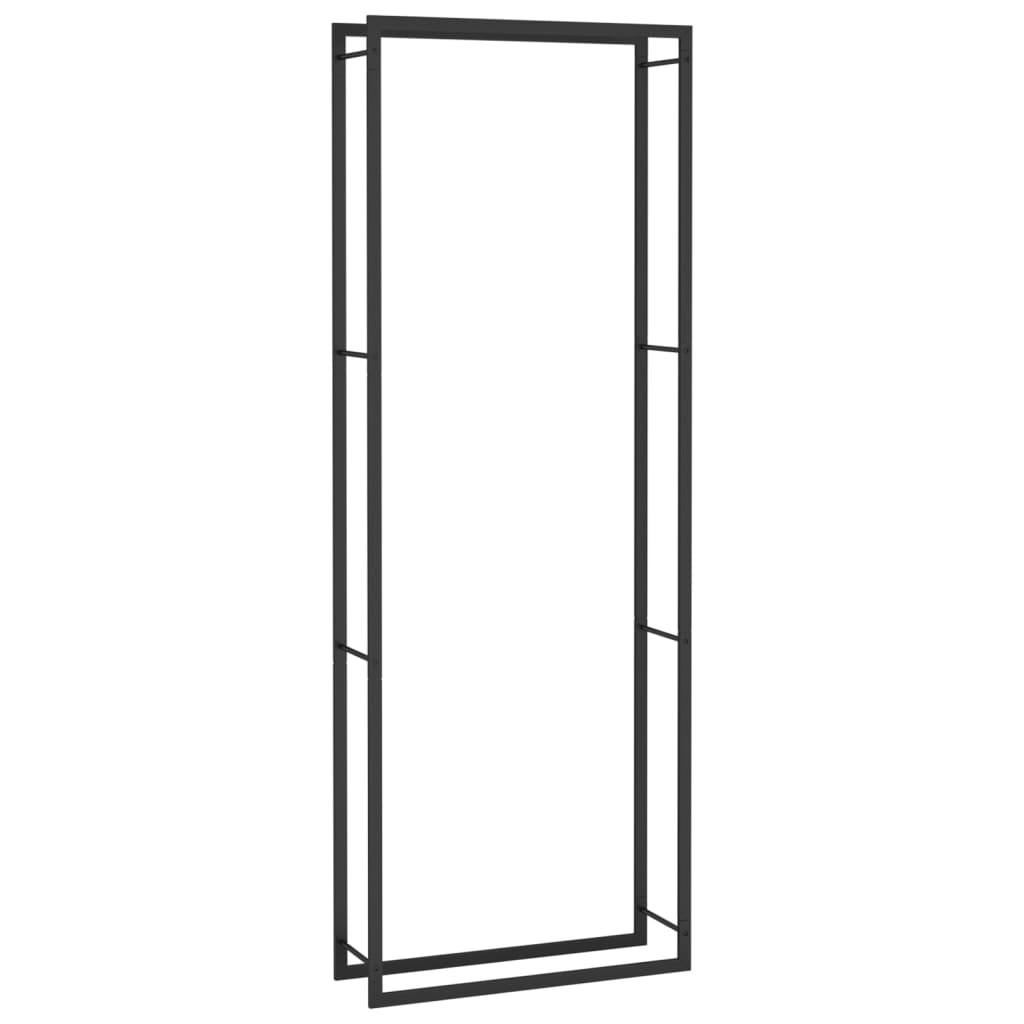 Vidaxl kamin 80x28x222 cm Steel Matte Black