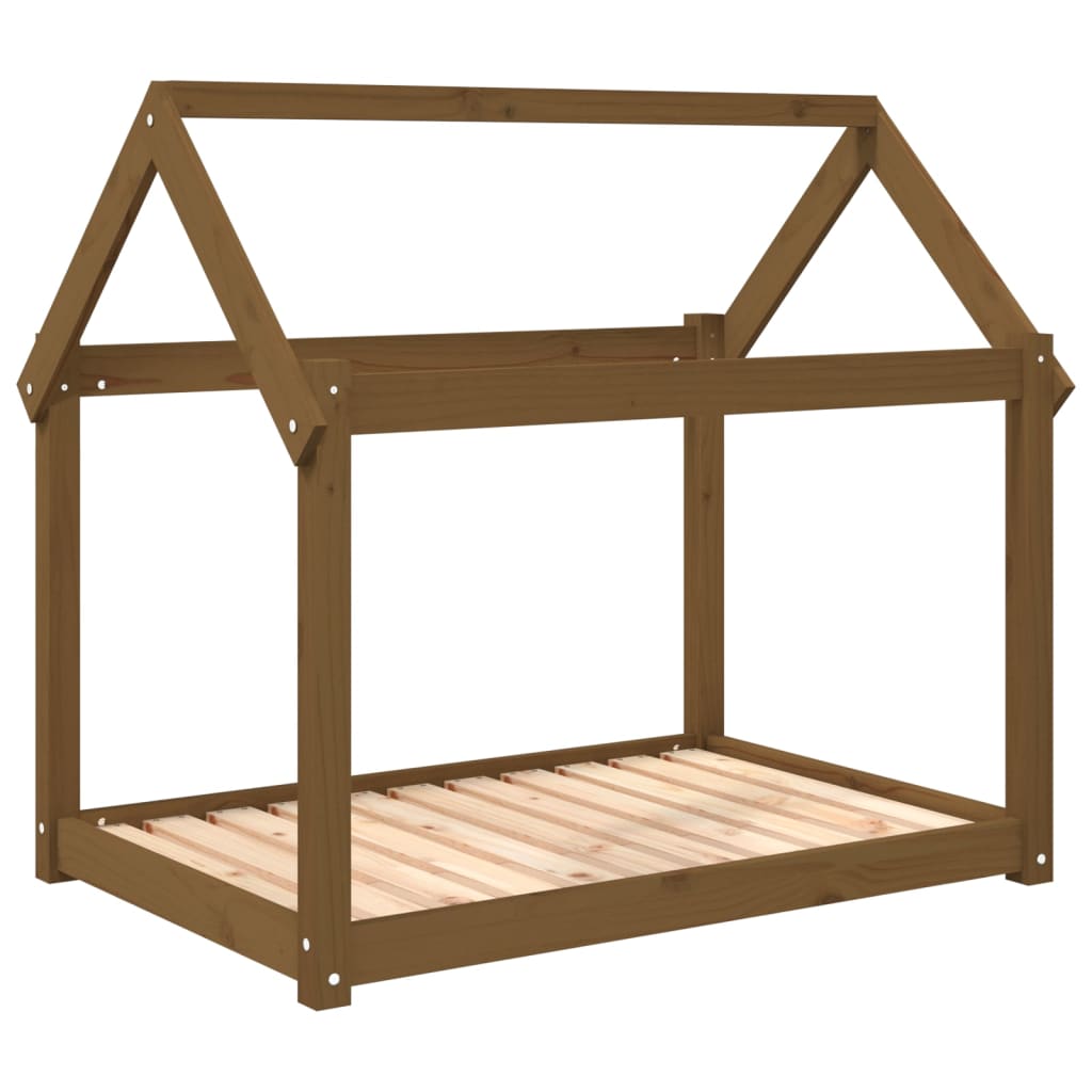 Vidaxl dog basket 101x70x90 cm Solid pine honey brown