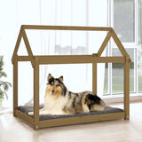 Vidaxl dog basket 101x70x90 cm Solid pine honey brown