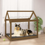 Vidaxl dog basket 101x70x90 cm Solid pine honey brown