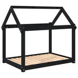 VidaXL dog basket 101x70x90 cm Solid pine black