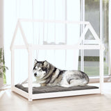 Vidaxl Hond Basket 111x80x100 cm falen Däiwel wäiss